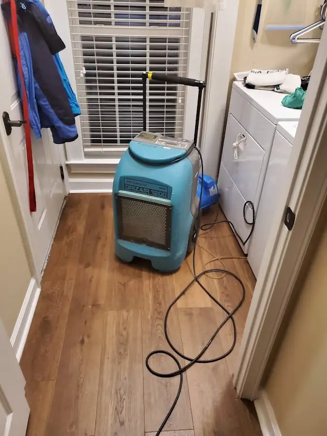 Commercial dehumidifier deployed for Flood Damage Cleanup in Batesburg-Leesville